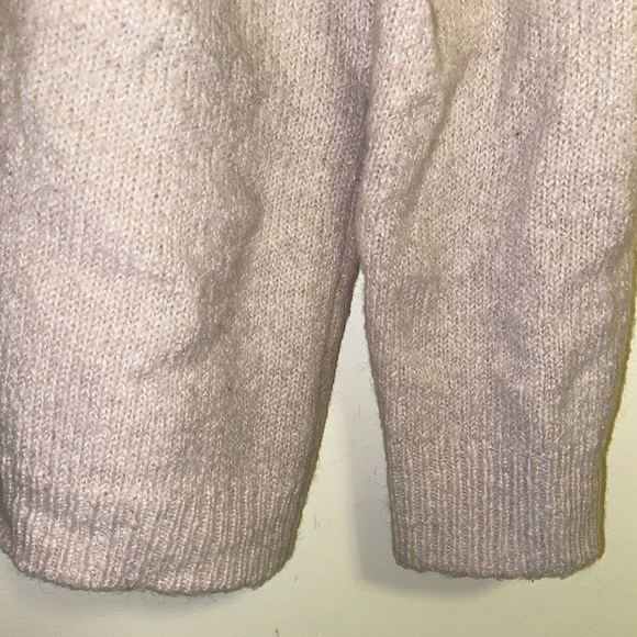 Warm Cream Turtleneck Oversized Sweater - Picture 4 of 4